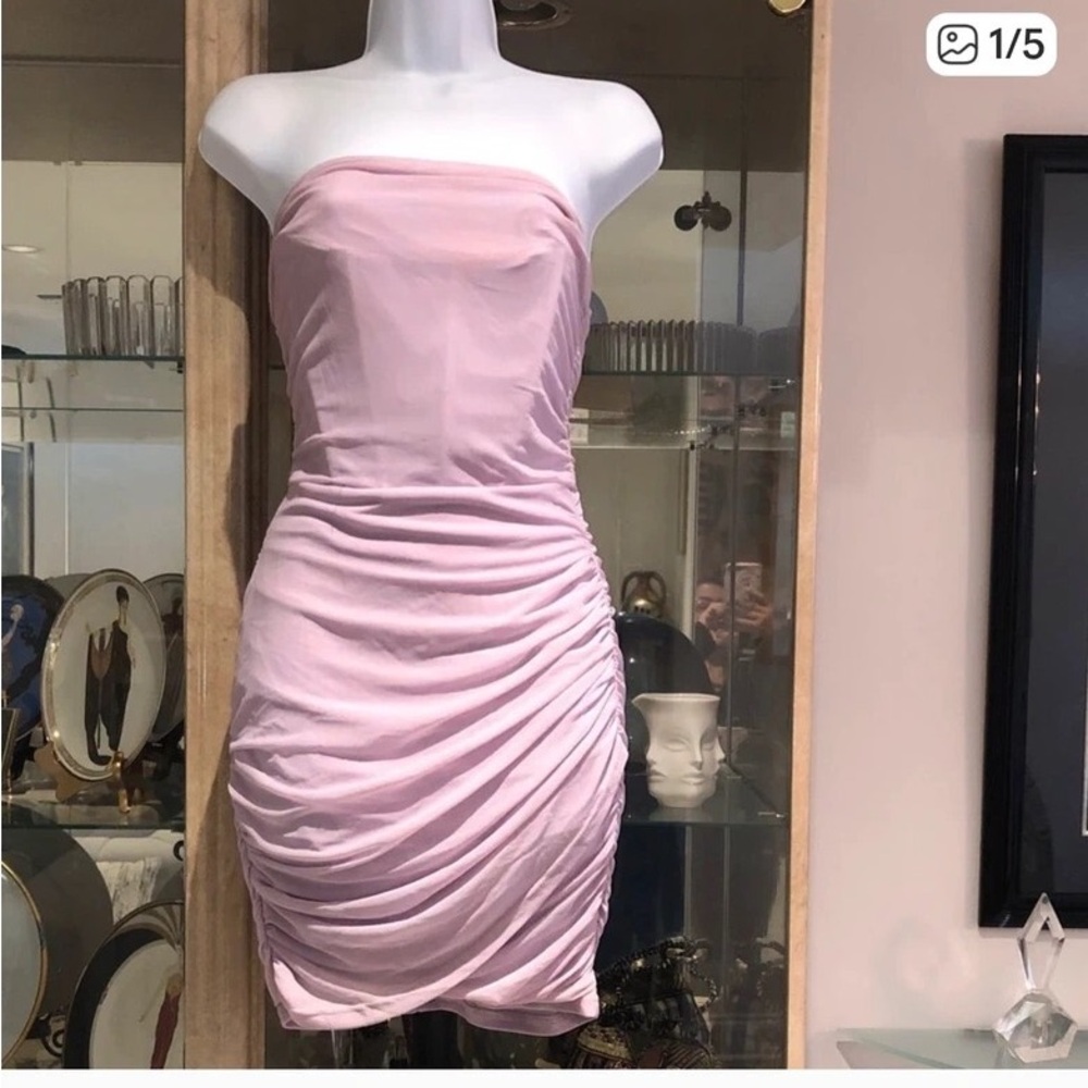 Old Navy Strapless Light Pink Dress